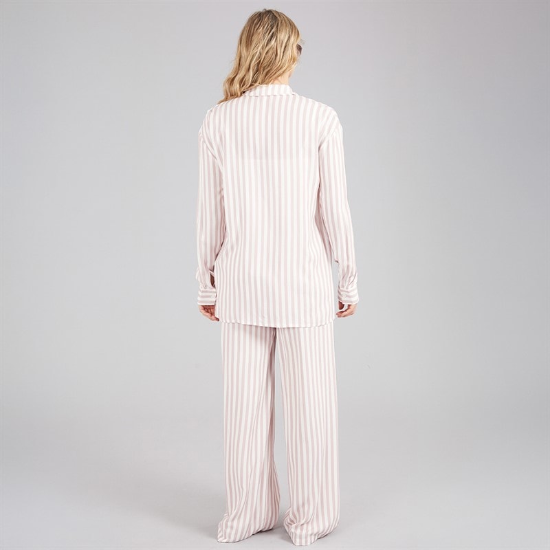 Board Angels Womens Set Long Shirt And Trousers Set Pink - Image 2