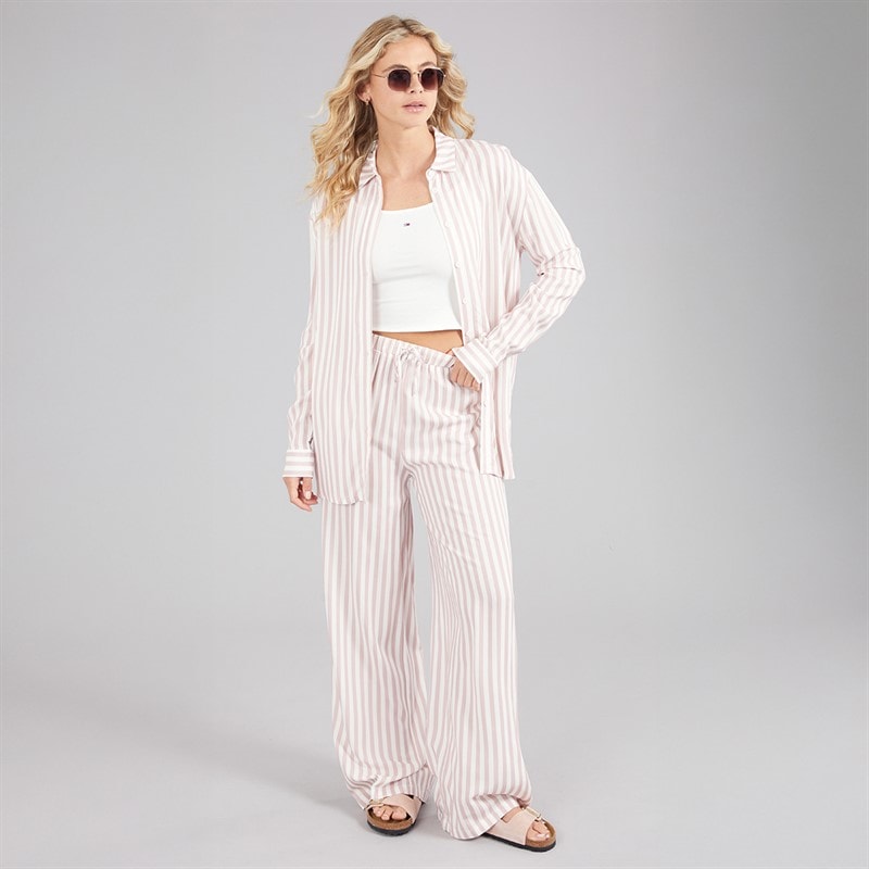 Board Angels Womens Set Long Shirt And Trousers Set Pink - Image 3