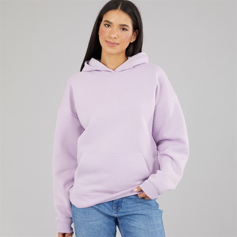 Board Angels Womens Oversized Overhead Hoodie Lilac - Image 3