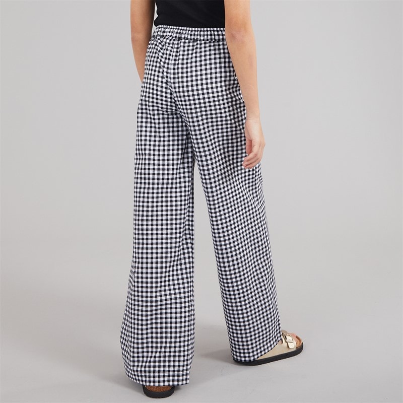Board Angels Girls Gingham Trousers Black/White - Image 2