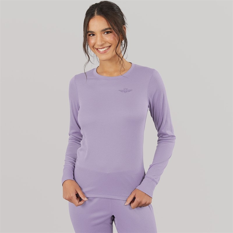 Board Angels Womens Baselayer Set Dusky Purple - Image 5