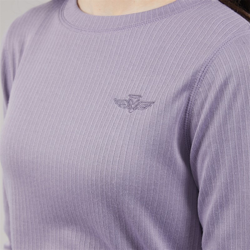 Board Angels Girls Baselayer Set Dusky Purple - Image 3