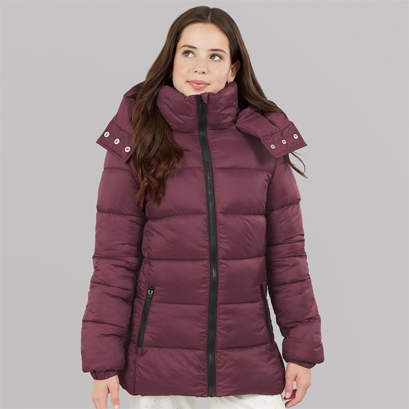 Board Angels Girls Hooded Coat undy Burg - Image 3