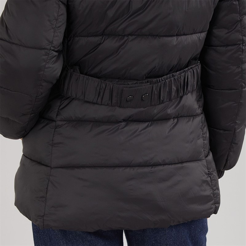 Board Angels Womens Belted Jacket Black - Image 3