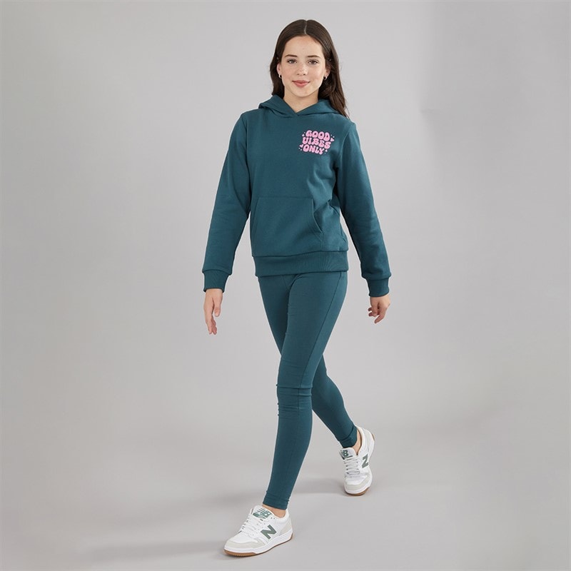 Board Angels Girls Hoodie And Leggings Set Nostalgia Rose - Image 2