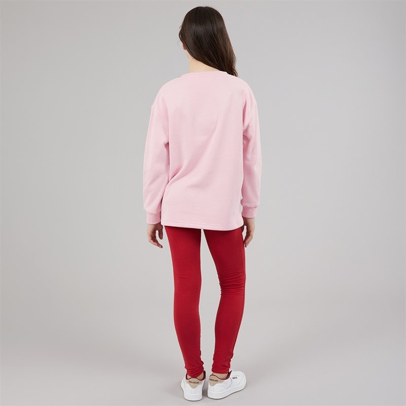 Board Angels Girls Collegiate Sweatshirt And Leggings Set Rose Shadow/Haute Red - Image 3