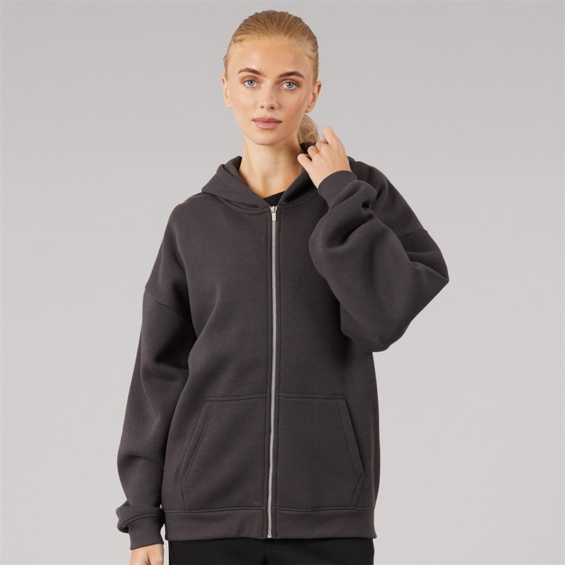 Board Angels Womens Oversized Zip-Through Hoodie Magnet - Image 3
