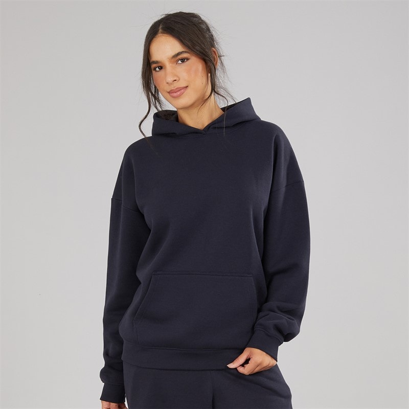 Board Angels Womens Oversized Overhead Hoodie Navy