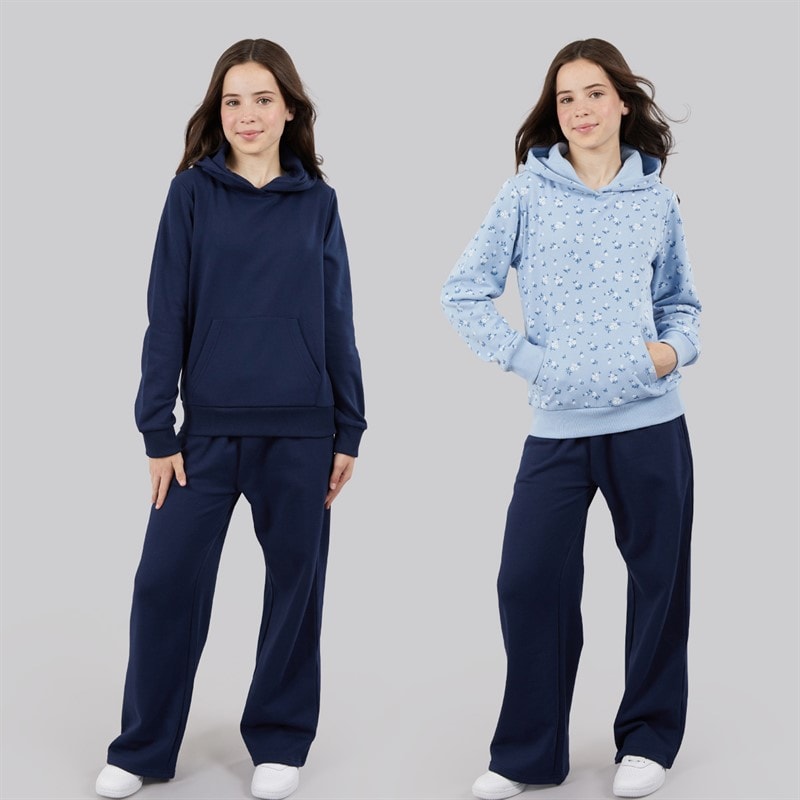 Board Angels Girls Two Pack Hoodies Cashmere Blue/Dress Blues - Image 3