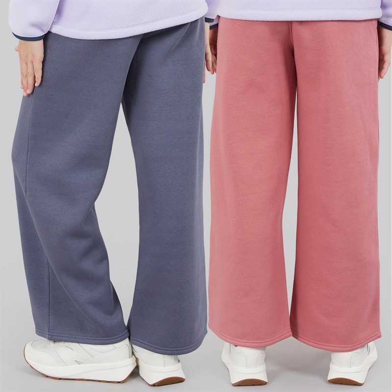 Board Angels Girls Two Pack Wide Leg Joggers Dusky Blue/Dusky Rose - Image 2