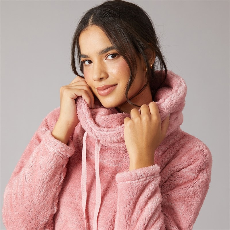 Board Angels Womens Frosted Wellsoft Snuggle Top Rose Pink - Image 5