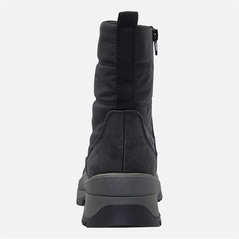 Board Angels Womens Nylon Walking Boots Black - Image 3
