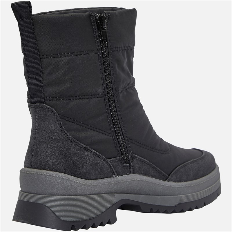 Board Angels Womens Nylon Walking Boots Black - Image 5