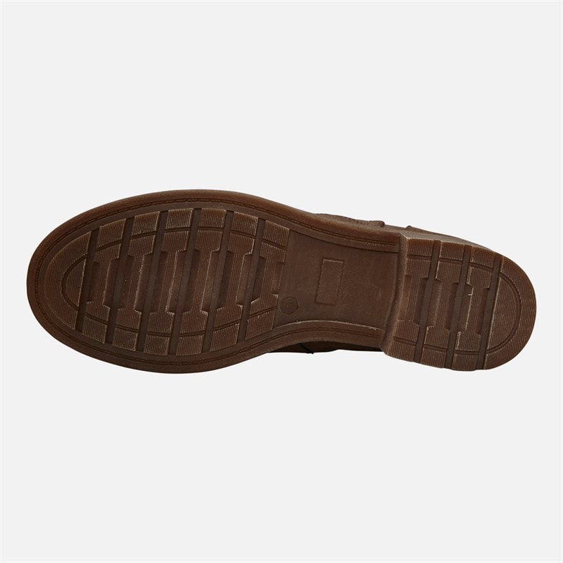 Board Angels Womens Monteux Buckled Ankle Boots Brown - Image 3