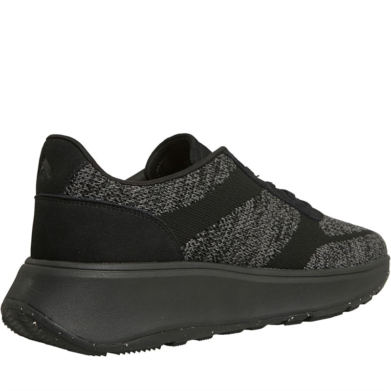 FitFlop Womens F-Mode Flatform Trainers All Black - Image 5