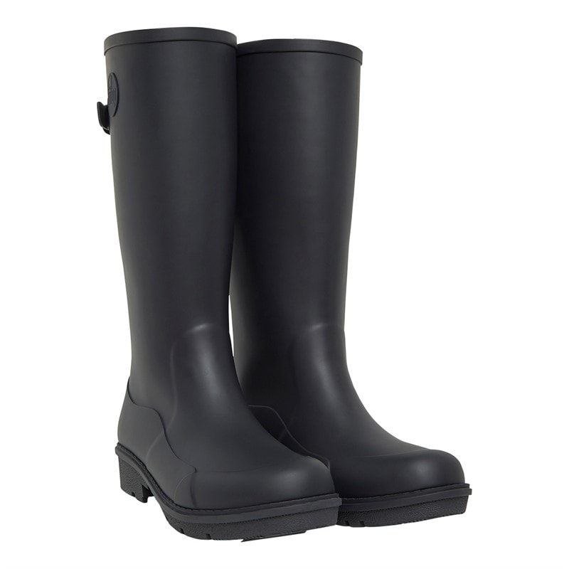 FitFlop Womens Wonderwelly Tall Wellies Midnight Navy - Image 1