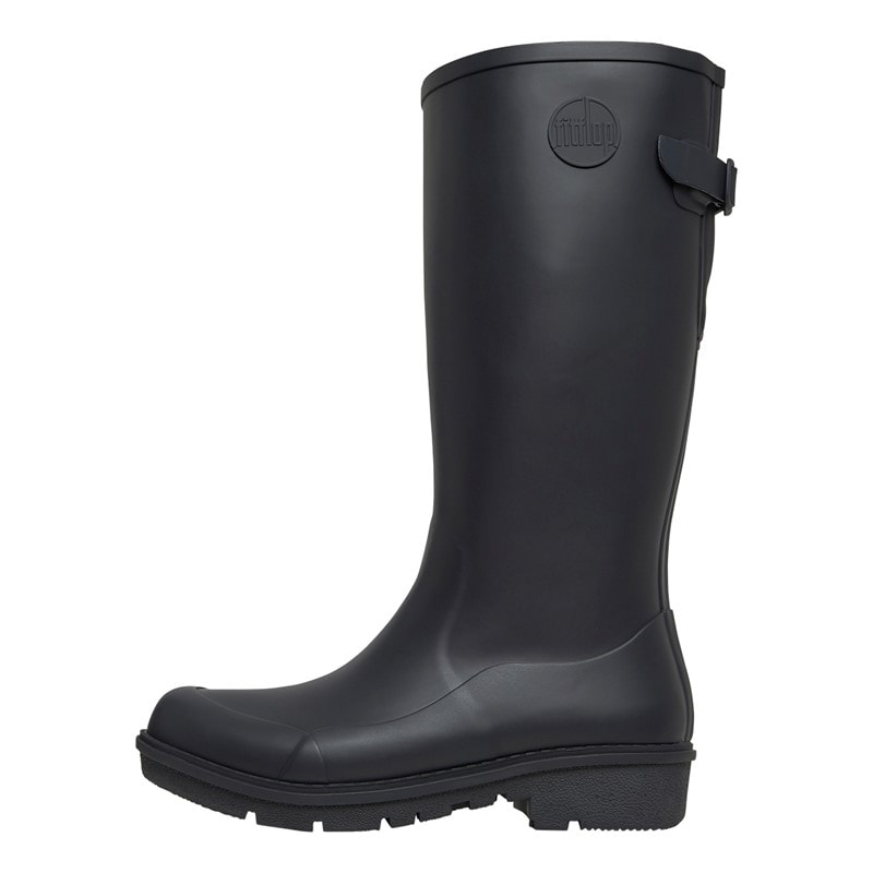 FitFlop Womens Wonderwelly Tall Wellies Midnight Navy - Image 2