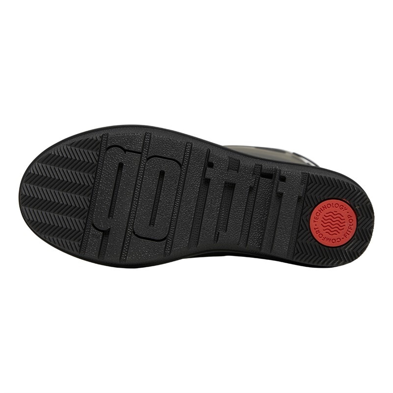 FitFlop Womens Wonderwelly Tall Wellies All Black - Image 3