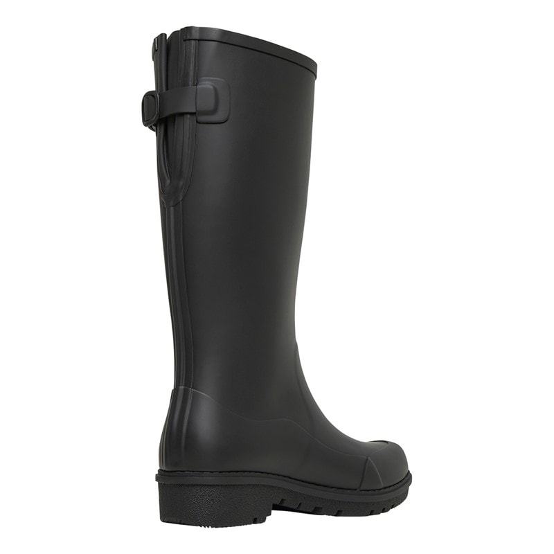 FitFlop Womens Wonderwelly Tall Wellies All Black - Image 5