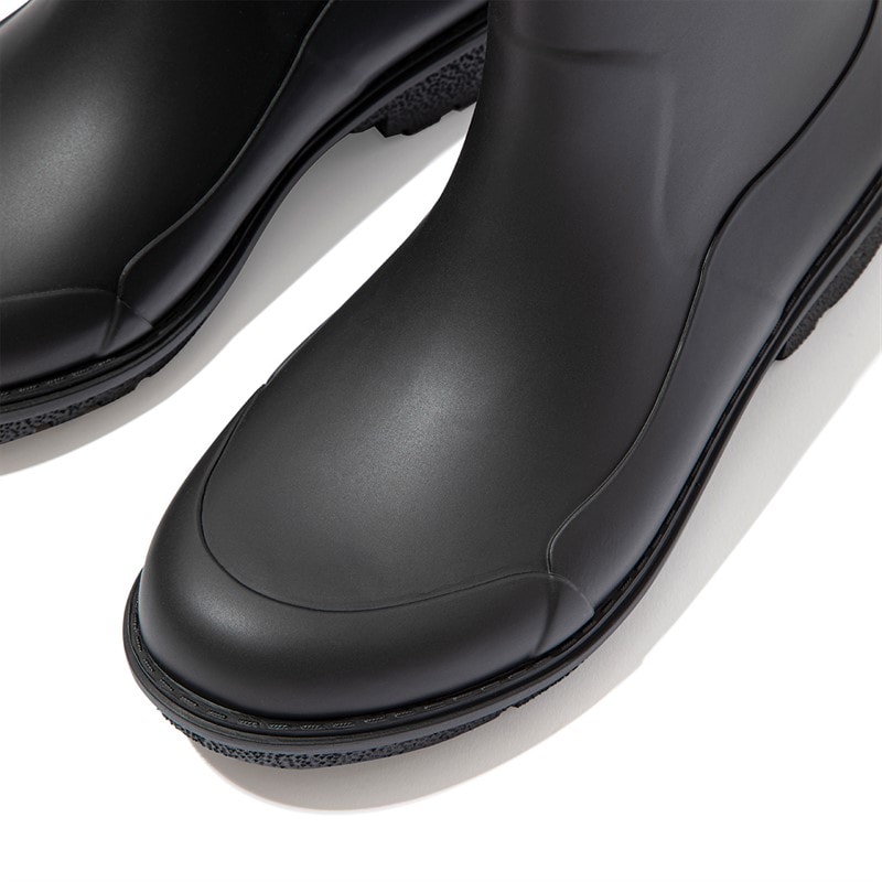 FitFlop Womens Short Wonderwelly Boots All Black - Image 4