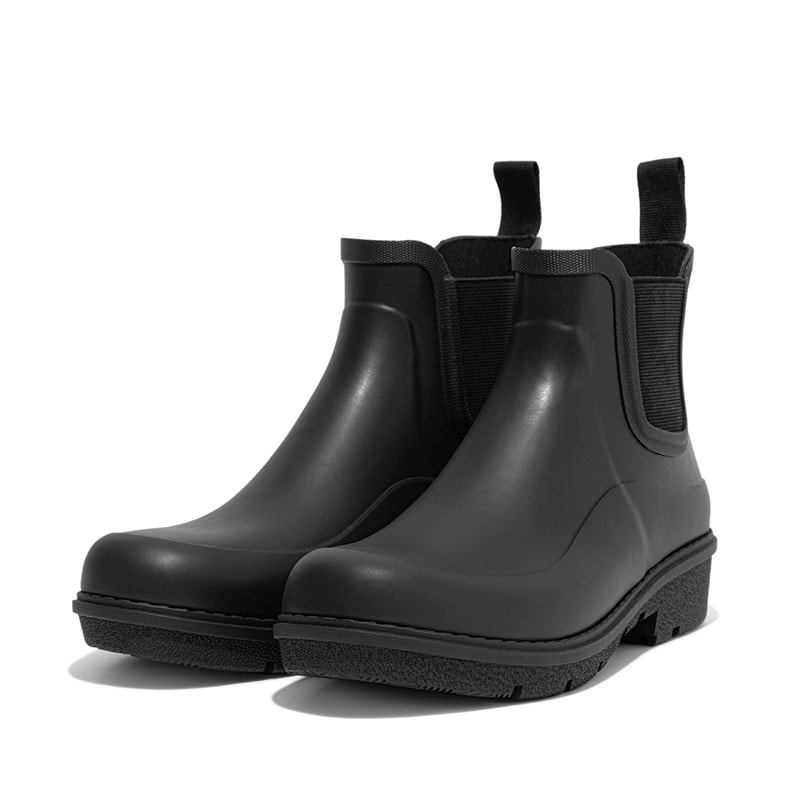 FitFlop Womens Wonderwelly Chelsea Boots All Black - Image 1