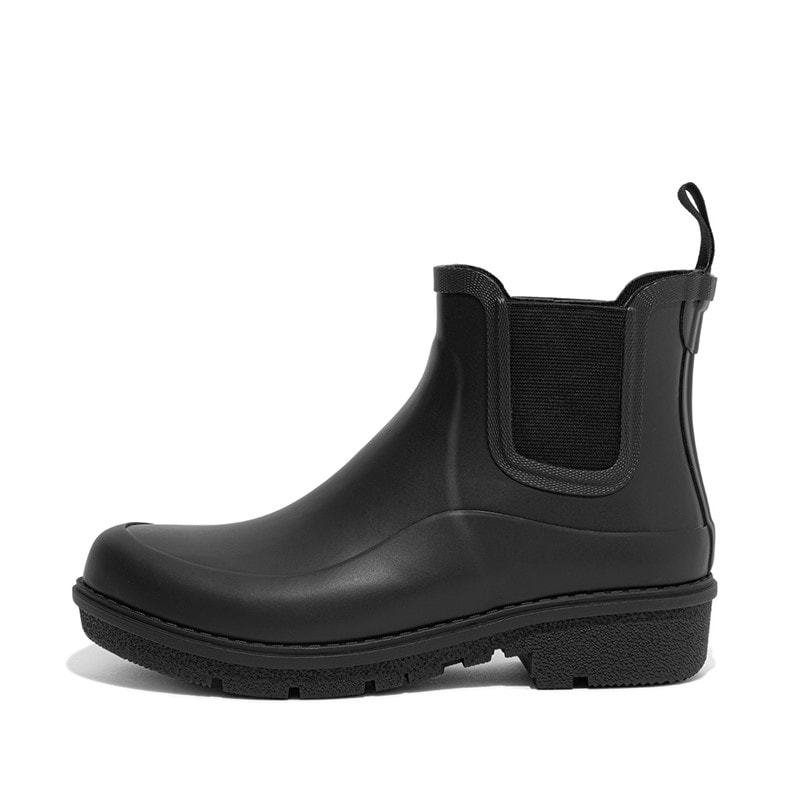 FitFlop Womens Wonderwelly Chelsea Boots All Black - Image 2