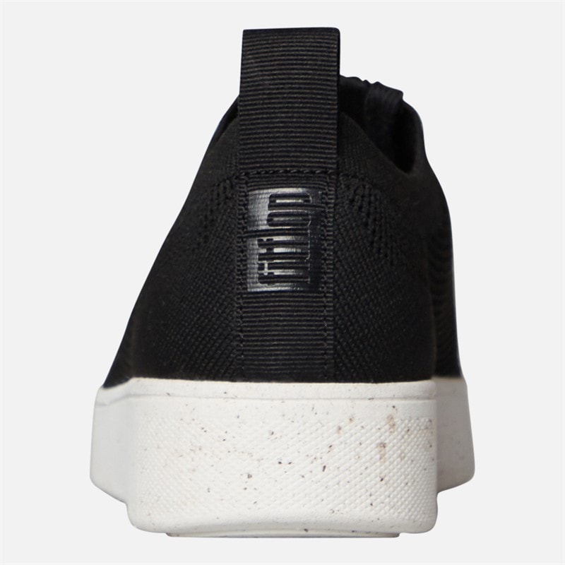 FitFlop Womens Rally E01 Multi-Knit Trainers Black - Image 3