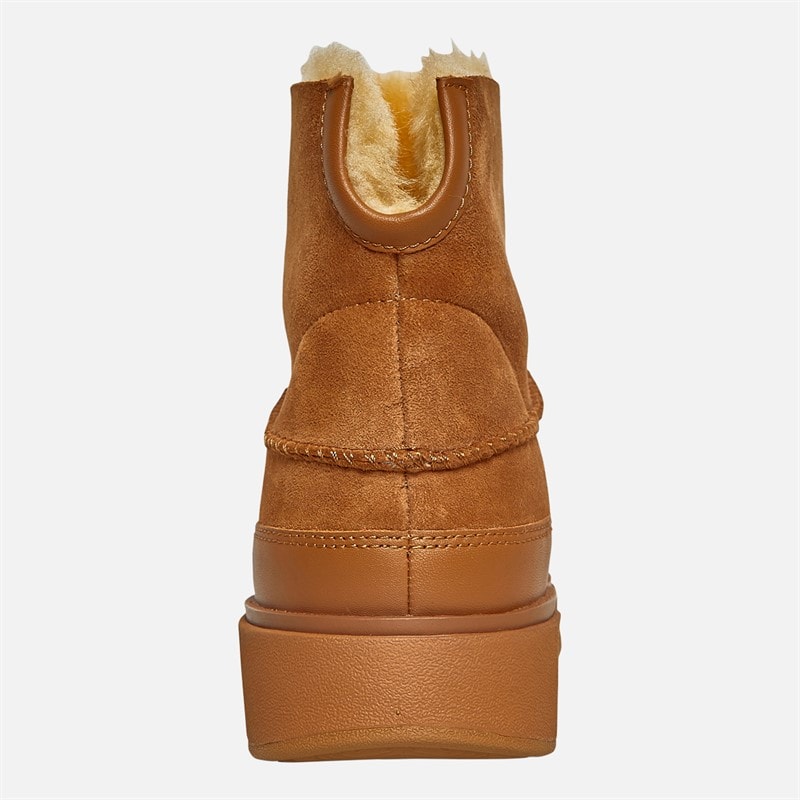 FitFlop Womens Gen-FF Mini Double-Faced Shearling Boots Desert Tan - Image 3
