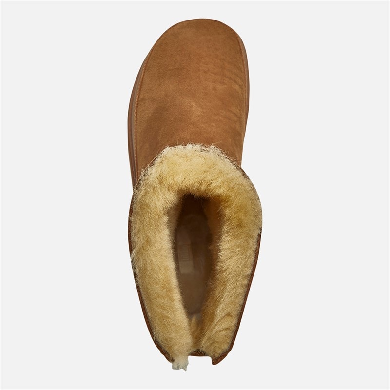 FitFlop Womens Gen-FF Mini Double-Faced Shearling Boots Desert Tan - Image 4