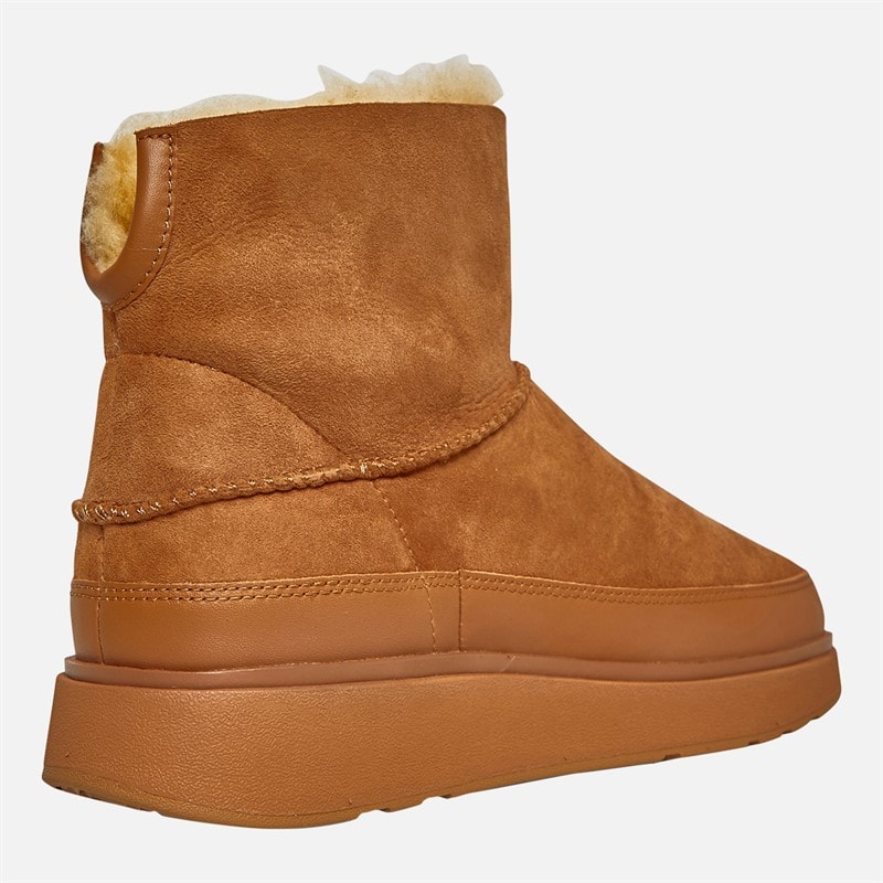 FitFlop Womens Gen-FF Mini Double-Faced Shearling Boots Desert Tan - Image 5
