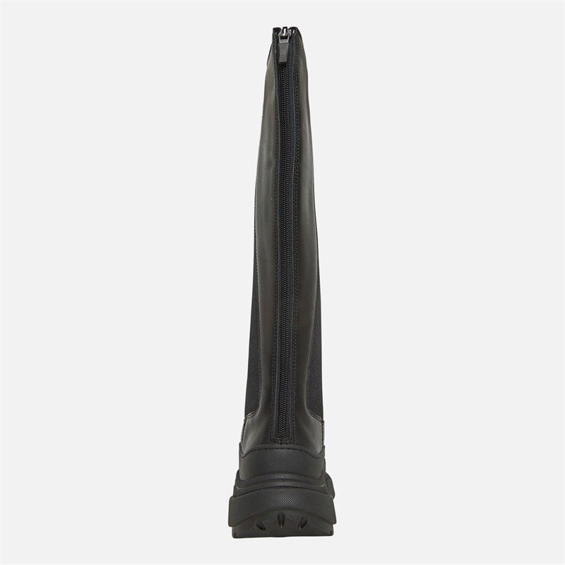 FitFlop Womens Wylder Leather Tall Chelsea Boots Black - Image 3