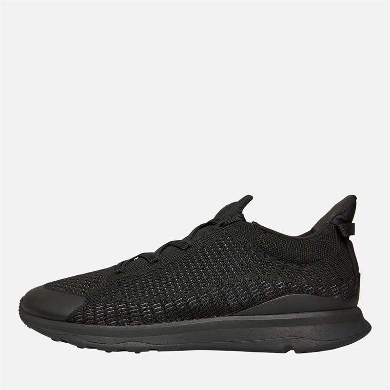 FitFlop Mens Vitamin FFX Mens Knit Sports Trainers Black/Pewter