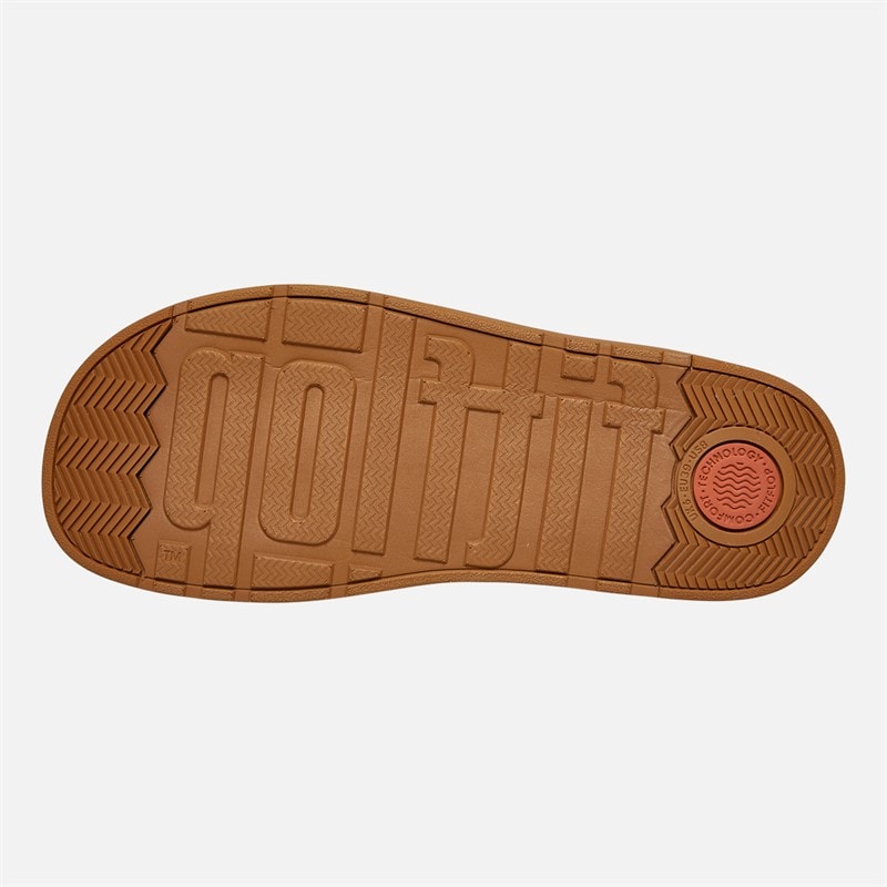 FitFlop Womens Gen-FF Leather Mules Light Tan - Image 2