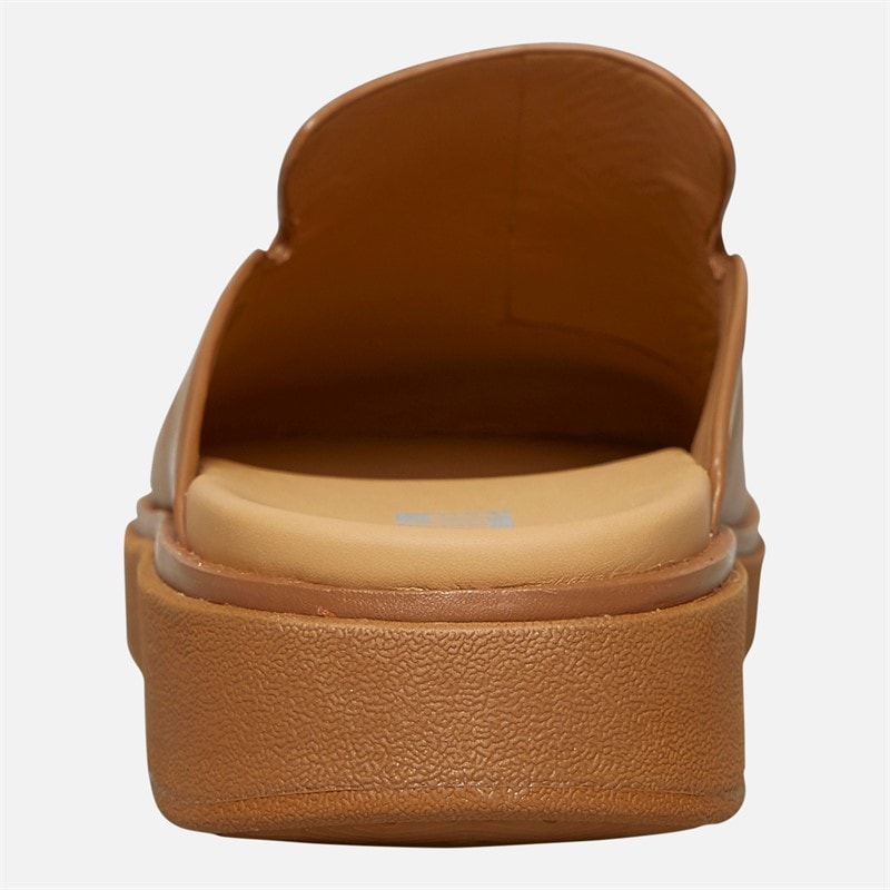 FitFlop Womens Gen-FF Leather Mules Light Tan - Image 3