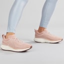 FitFlop Womens FF Runner Metallic-Detail Mesh Running Trainers Dusky Pink