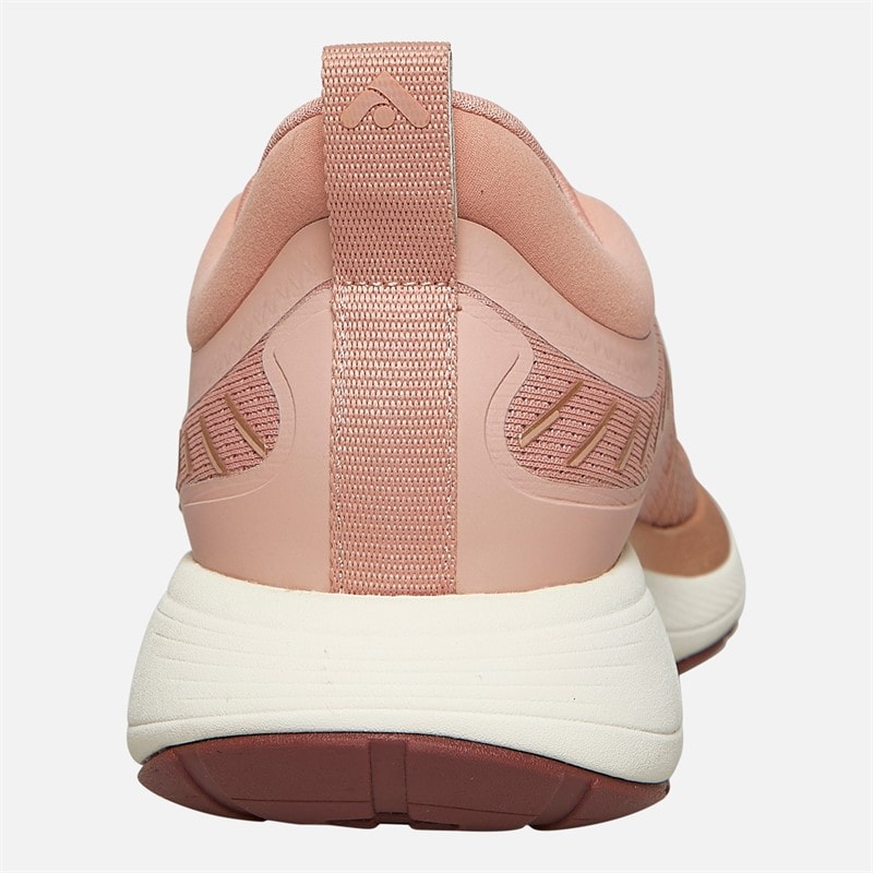 FitFlop Womens FF Runner Metallic-Detail Mesh Running Trainers Dusky Pink - Image 3