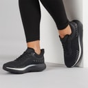 FitFlop Womens FF Runner Mesh Running Trainers Black