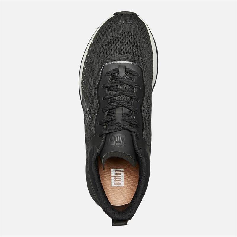 FitFlop Womens FF Runner Mesh Running Trainers Black - Image 4