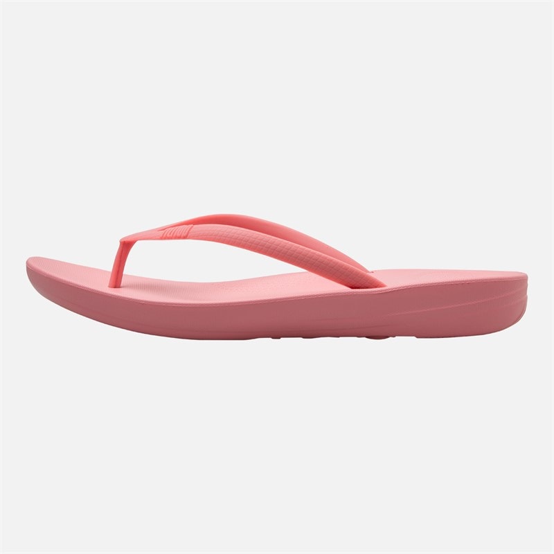 FitFlop Womens Iqushion Flip Flops Geranium Pink - Image 1