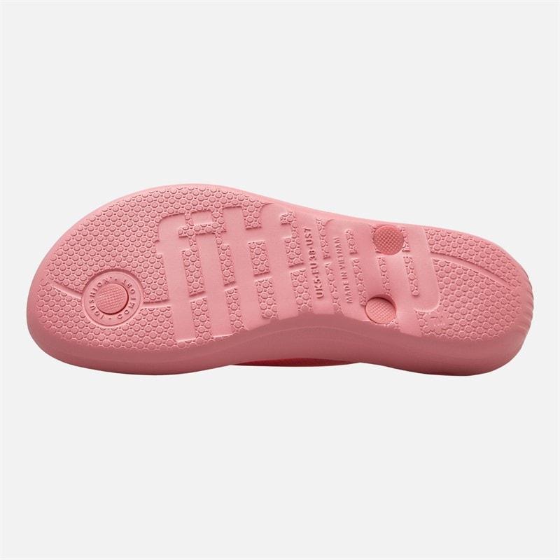 FitFlop Womens Iqushion Flip Flops Geranium Pink - Image 2