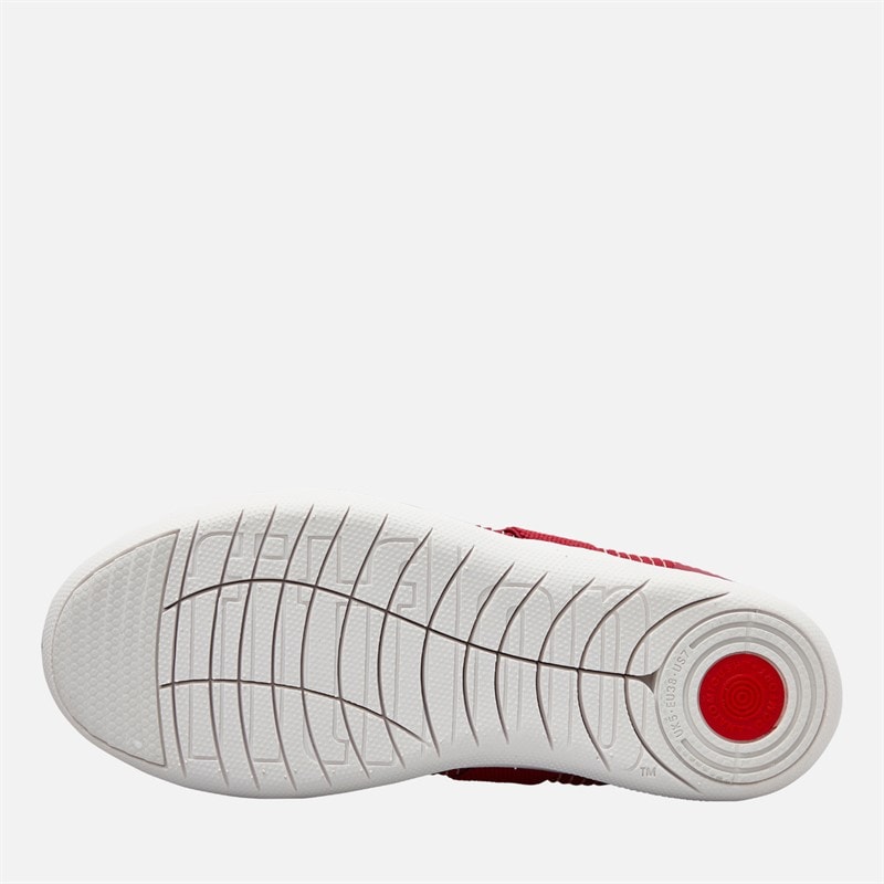 FitFlop Womens Uberknit Mary Jane Shoes Royal Red Mix - Image 2