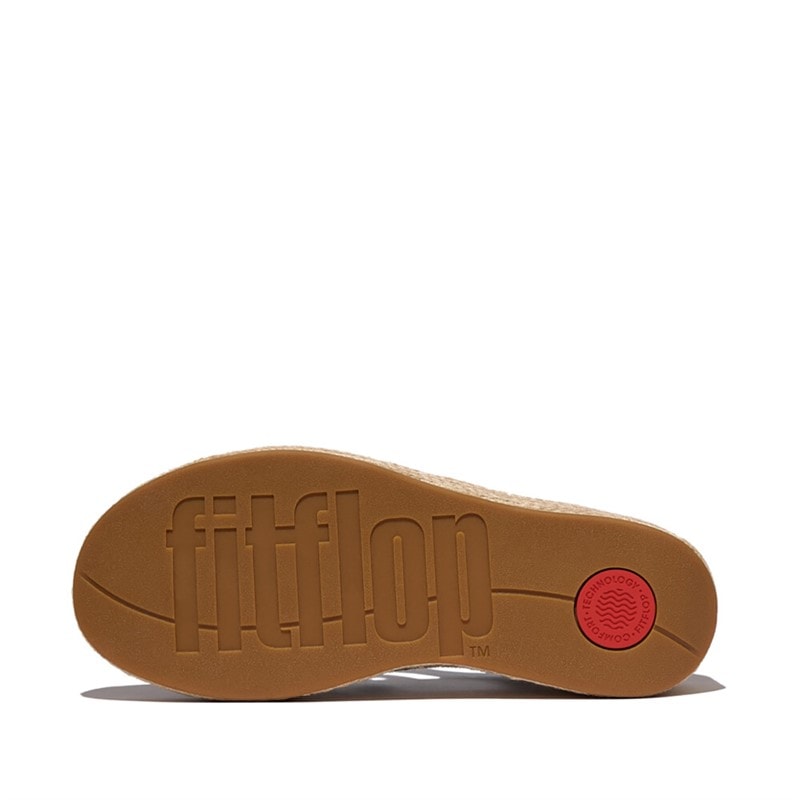 FitFlop Womens Platform Fisherman Wedge Sandals Black - Image 2