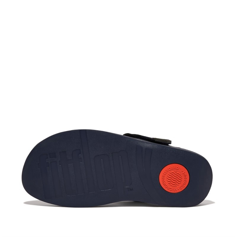 FitFlop Mens Trakk II Toe Post Sandals Navy - Image 2