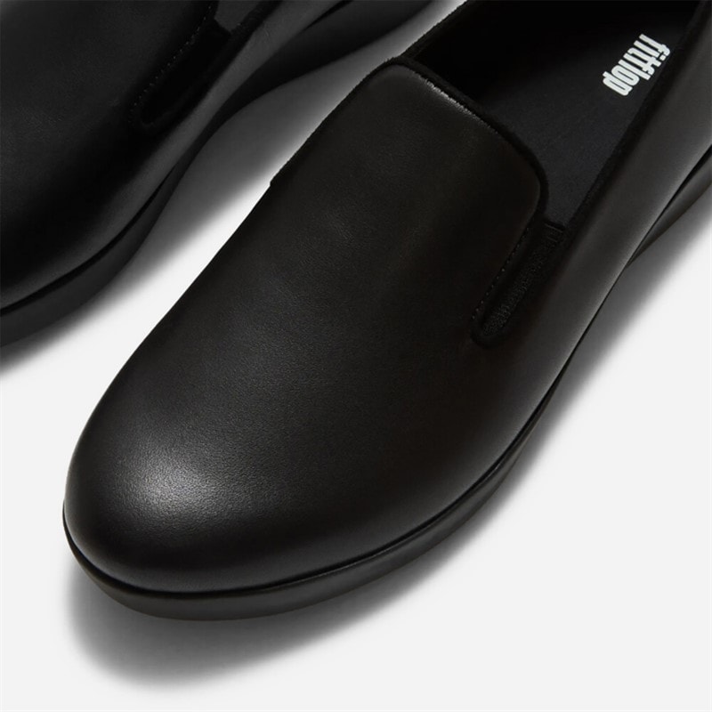 FitFlop Womens Flowform Loafers All Black - Image 4