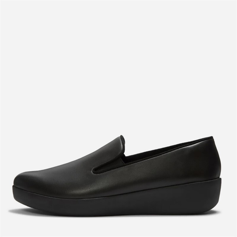FitFlop Womens Flowform Loafers All Black - Image 5