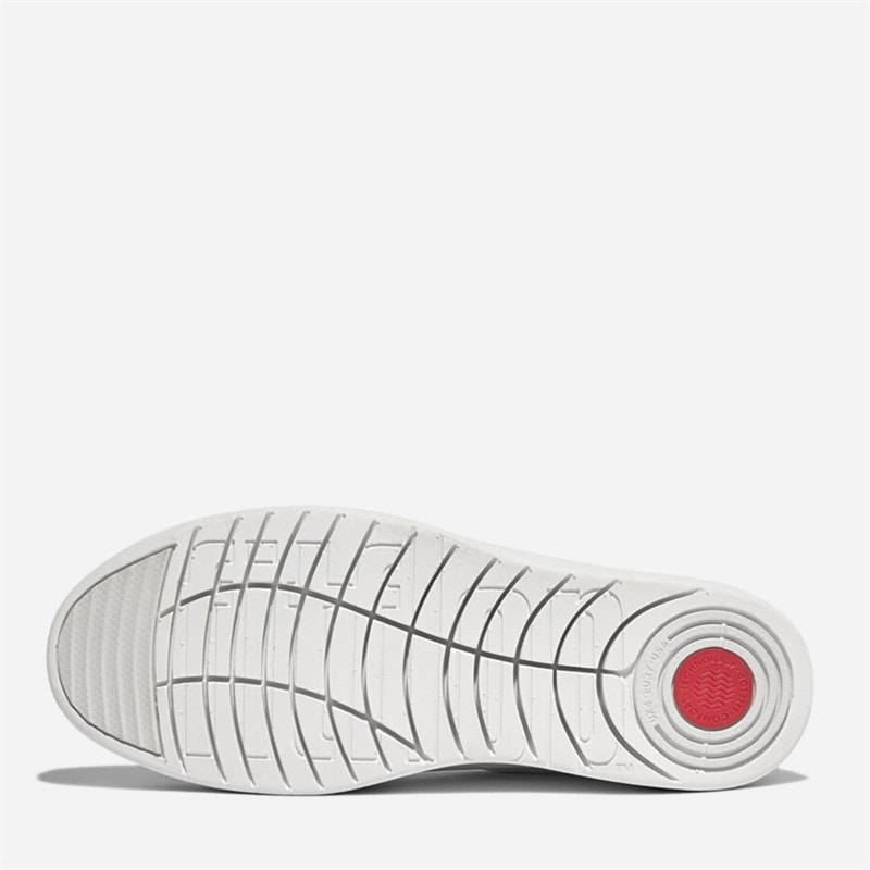 FitFlop Womens Rally Leather Trainers Urban White - Image 2