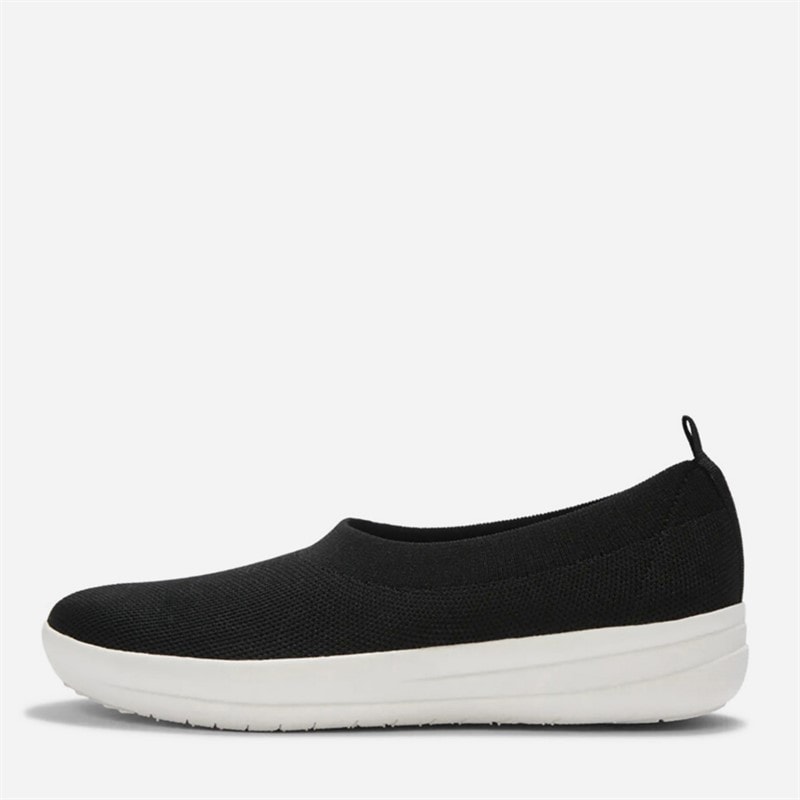 FitFlop Womens Flowform Ballerina Shoes Black - Image 5