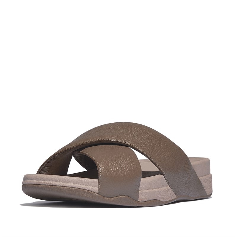 FitFlop Mens Surfer Cross Sliders Java Java - Image 2