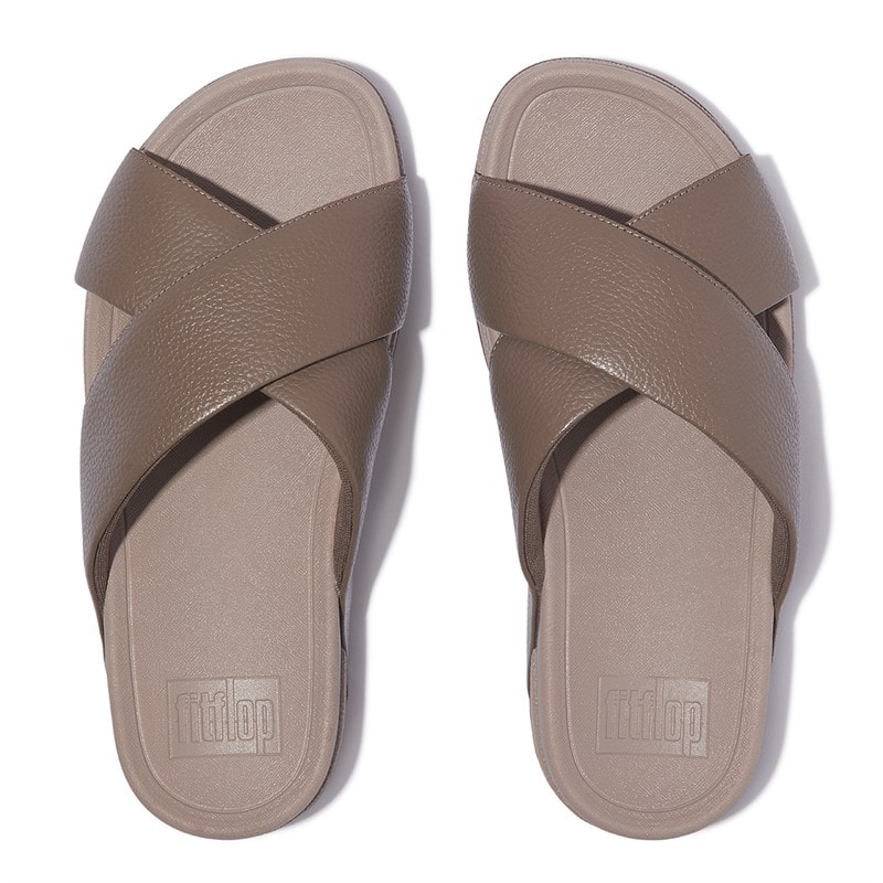FitFlop Mens Surfer Cross Sliders Java Java - Image 3