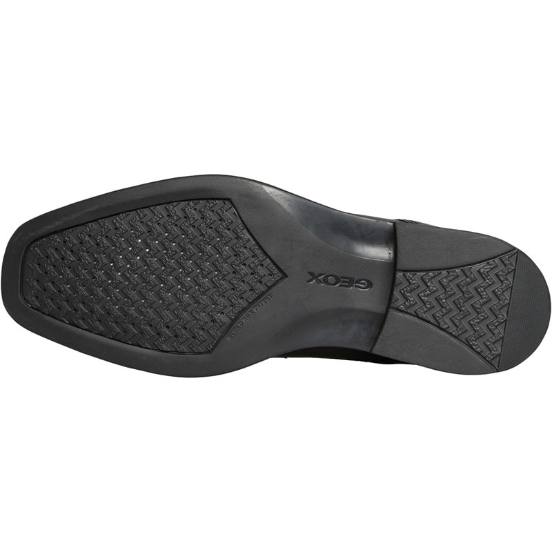 GEOX Mens Brandolf Tram Lace Formal Shoes Black - Image 2